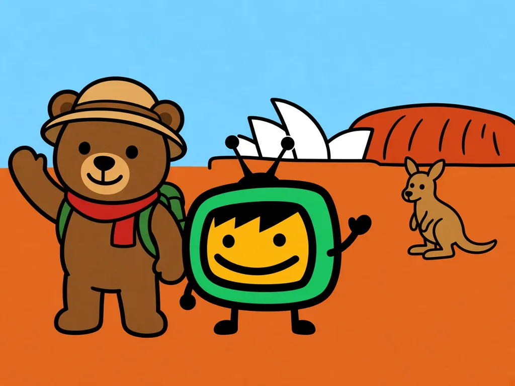 Illustration for the Melbourne, Australia episode